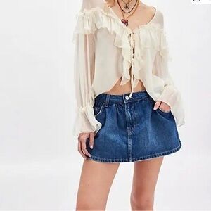 We the Free Demi Jean skort dark wash women’s 30